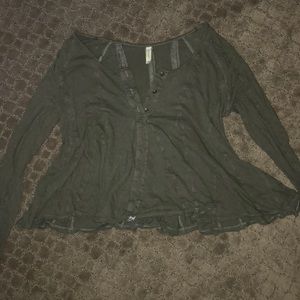 Free People long sleeve shirt